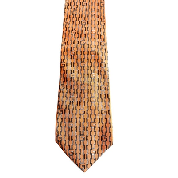 Gucci Silk Orange Men’s Necktie (Tie) - Picture 2 of 5